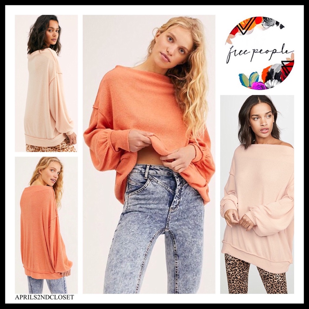 FREE PEOPLE BOHO TUNIC PULLOVER TOP A3C - Picture 16 of 16